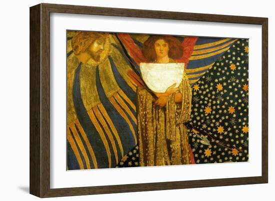 Dante's Amore-Dante Gabriel Rossetti-Framed Art Print