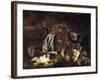 Dante's Barque-Eugene Delacroix-Framed Giclee Print