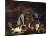 Dante's Barque-Eugene Delacroix-Mounted Giclee Print