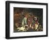 Dante's Boat or Dante and Virgil Ferried by Plegias to Hell from Divine Comedy C.1822-Eugene Delacroix-Framed Giclee Print