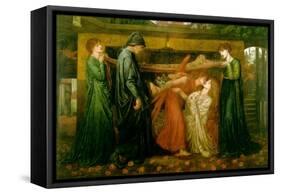 Dante's Dream at the Time of the Death of Beatrice-Dante Gabriel Rossetti-Framed Stretched Canvas