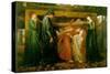 Dante's Dream at the Time of the Death of Beatrice-Dante Gabriel Rossetti-Stretched Canvas