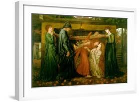 Dante's Dream at the Time of the Death of Beatrice-Dante Gabriel Rossetti-Framed Art Print