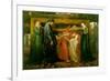 Dante's Dream at the Time of the Death of Beatrice-Dante Gabriel Rossetti-Framed Premium Giclee Print