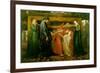 Dante's Dream at the Time of the Death of Beatrice-Dante Gabriel Rossetti-Framed Premium Giclee Print