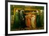 Dante's Dream at the Time of the Death of Beatrice-Dante Gabriel Rossetti-Framed Premium Giclee Print