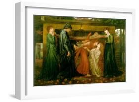 Dante's Dream at the Time of the Death of Beatrice-Dante Gabriel Rossetti-Framed Art Print