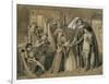 Dante's First Meeting with Beatrice-Simeon Solomon-Framed Giclee Print