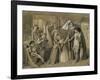 Dante's First Meeting with Beatrice-Simeon Solomon-Framed Giclee Print