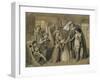 Dante's First Meeting with Beatrice-Simeon Solomon-Framed Giclee Print