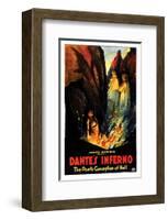 Dante's Inferno - 1922-null-Framed Giclee Print