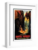 Dante's Inferno - 1922-null-Framed Giclee Print