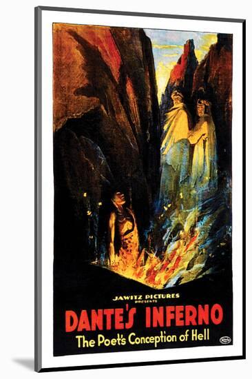 Dante's Inferno - 1922-null-Mounted Giclee Print