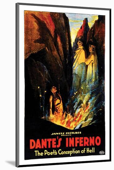 Dante's Inferno - 1922-null-Mounted Giclee Print