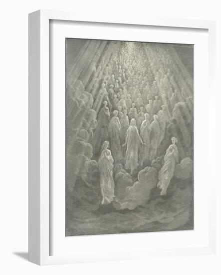 Dante's Paradisio-Gustave Dore-Framed Giclee Print