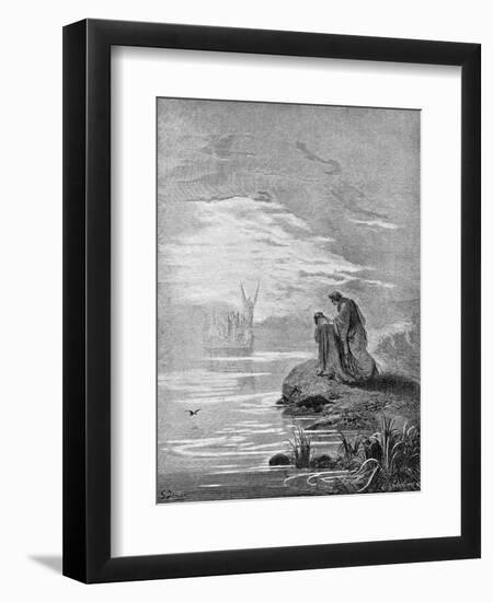 Dante's Purgatory-Gustave Dore-Framed Giclee Print