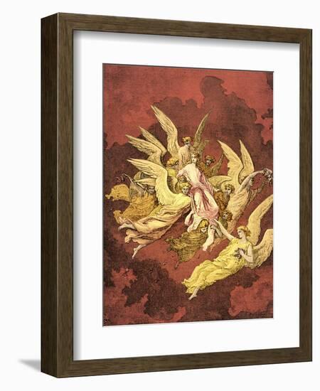 Dante's Purgatory-Gustave Dore-Framed Giclee Print