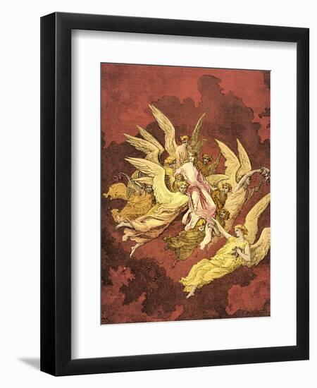 Dante's Purgatory-Gustave Dore-Framed Giclee Print