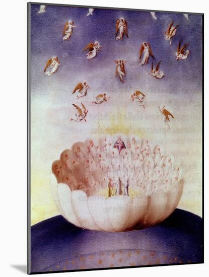 Dante's Vision of Heaven, 15th Century-null-Mounted Giclee Print