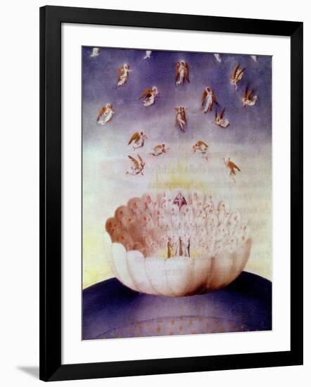 Dante's Vision of Heaven, 15th Century-null-Framed Premium Giclee Print