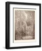 Dante's Vision of Leah-Gustave Dore-Framed Premium Giclee Print