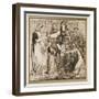 Dante's Vision of Matilda Gathering Flowers, 1855-Dante Gabriel Charles Rossetti-Framed Giclee Print