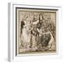 Dante's Vision of Matilda Gathering Flowers, 1855-Dante Gabriel Charles Rossetti-Framed Giclee Print