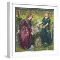 Dante's Vision of Rachel and Leah-Dante Gabriel Rossetti-Framed Giclee Print