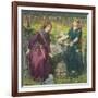 Dante's Vision of Rachel and Leah-Dante Gabriel Rossetti-Framed Giclee Print