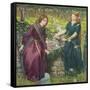 Dante's Vision of Rachel and Leah-Dante Gabriel Rossetti-Framed Stretched Canvas