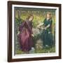 Dante's Vision of Rachel and Leah-Dante Gabriel Rossetti-Framed Giclee Print