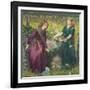 Dante's Vision of Rachel and Leah-Dante Gabriel Rossetti-Framed Giclee Print