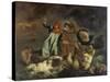 Dante und Virgil in der Hölle (oder: Die Dante-Barke). 1822-Eugene Delacroix-Stretched Canvas