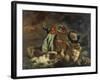 Dante und Virgil in der Hölle (oder: Die Dante-Barke). 1822-Eugene Delacroix-Framed Giclee Print