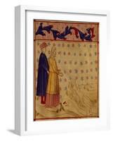 Dante, Virgil, and Count Ugolino, Scene from Canto XXXIII from Divine Comedy-Dante Alighieri-Framed Giclee Print