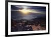 Dantes View Sunset, Death VAlley, CA-George Oze-Framed Photographic Print