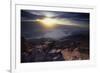 Dantes View Sunset, Death VAlley, CA-George Oze-Framed Photographic Print