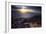 Dantes View Sunset, Death VAlley, CA-George Oze-Framed Photographic Print