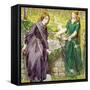 Dantes Vision of Rachel and Leah, 1855-Dante Gabriel Rossetti-Framed Stretched Canvas