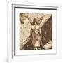 Dantis Amor - Finished Study-Dante Gabriel Rossetti-Framed Premium Giclee Print