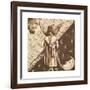 Dantis Amor - Finished Study-Dante Gabriel Rossetti-Framed Premium Giclee Print