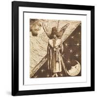 Dantis Amor - Finished Study-Dante Gabriel Rossetti-Framed Premium Giclee Print