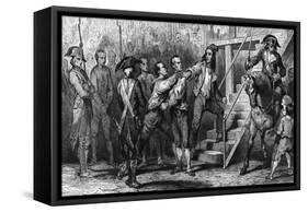 Danton Etc Guillotined-Tony Johannot-Framed Stretched Canvas