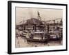 Danube and Academy of Sciences in Budapest, Where Bela Viktor Janos Bartok-null-Framed Giclee Print