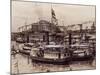 Danube and Academy of Sciences in Budapest, Where Bela Viktor Janos Bartok-null-Mounted Giclee Print