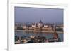 Danube in Budapest-Vittoriano Rastelli-Framed Photographic Print