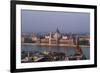 Danube in Budapest-Vittoriano Rastelli-Framed Photographic Print