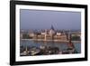 Danube in Budapest-Vittoriano Rastelli-Framed Photographic Print