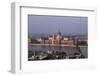 Danube in Budapest-Vittoriano Rastelli-Framed Photographic Print