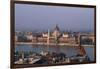 Danube in Budapest-Vittoriano Rastelli-Framed Photographic Print